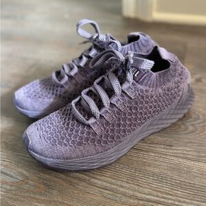 NOBULL Purple Knit Sneakers Lightweight Athletic Design